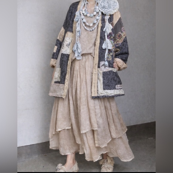 Patchwork quilted double sided jacket - Picture 3 of 16